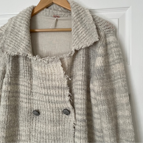 Free People Double Breasted Blazer Jacket - Picture 6 of 9